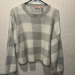 Willow & Root Plaid Sweater